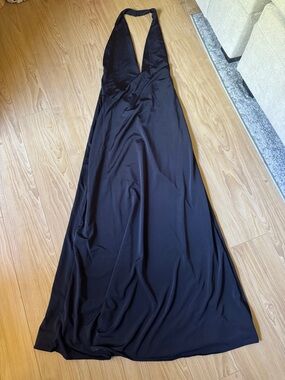 chinese dress ladies Elyna Slinky Halter Maxi Dress / Lagoon | Meshki